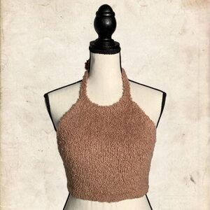 Cozy Mauve Halter Top